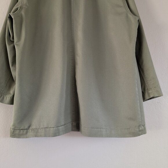 Women's Cotton Twill Chore Jacket in Olive Green - Size 14W - Workwear Jacket - Picture 13 of 15